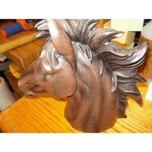 DWK 2015 Horse Head Bust Stallion Equestrian Decor Sculpture